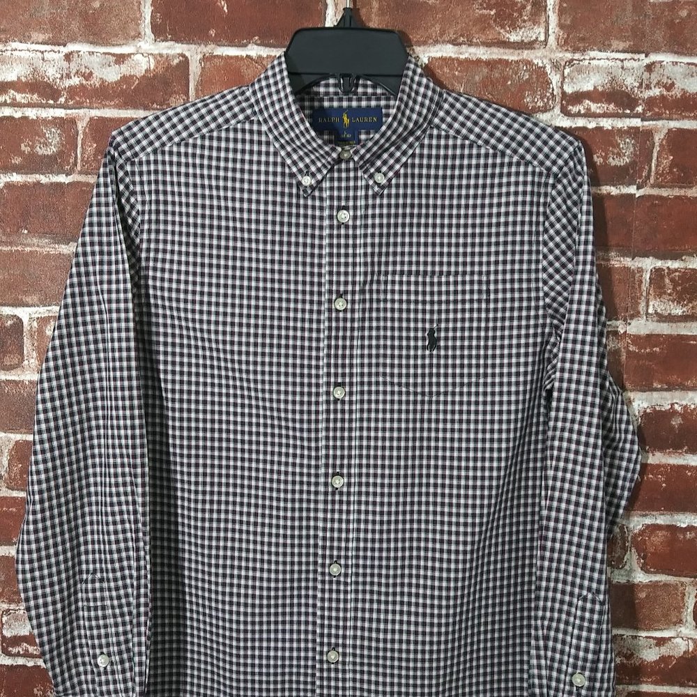 Boy's  Large (14-16)   Polo Ralph Lauren / Long Sleeve - Front Pocket